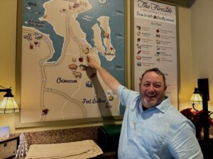 Chef Dan Ratigan of The Fireside Restaurant at Port Ludlow Resort has cultivated an extensive relationship with the many local farmers and curates exceptional dining experiences using locally sourced and seasonally aligned produce, meats, grains and cheeses. Photo credit: Jess Caldwell