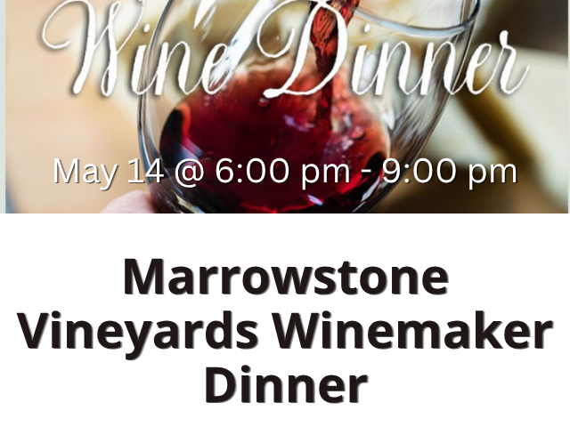 Winemaker Dinner – May 14 – Port Ludlow